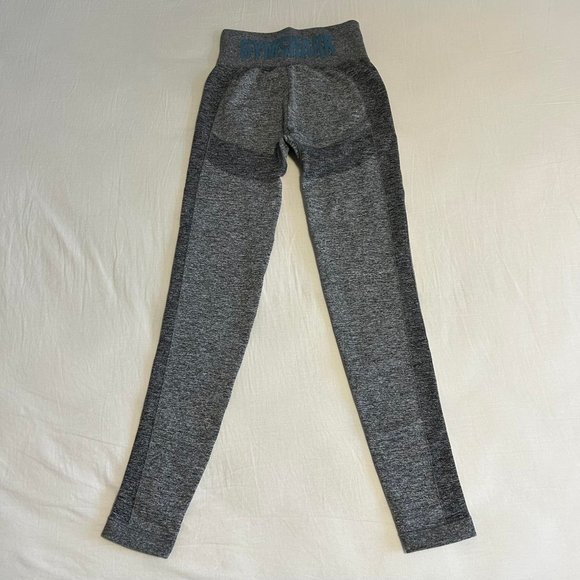 Gymshark Flex High Waisted Leggings | Grey Blue XS - Picture 7 of 10